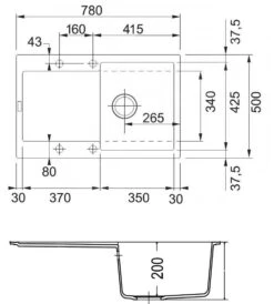 Franke Maris - Fragranit Spülbecken MRG 611, 780x500 Mm, Kaschmir 114.0494.644 -Küchenarmaturen Verkauf 07a2f3e11eab3c8e827de246 7