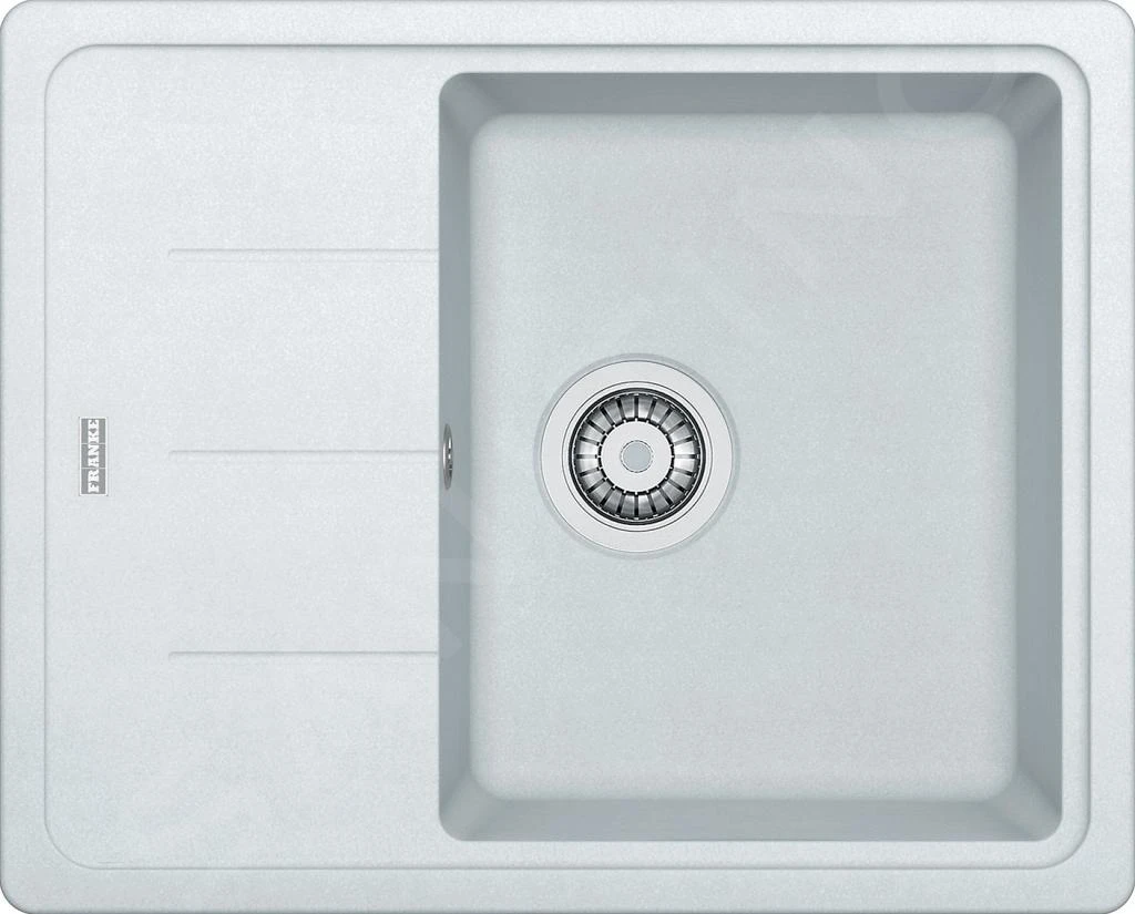Franke Basis - Fragranit Spülbecken BFG 611-62, 620x500 Mm, Weiß Eis 114.0285.103 3 Franke Basis - Fragranit Spülbecken BFG 611-62, 620x500 Mm, Weiß Eis 114.0285.103