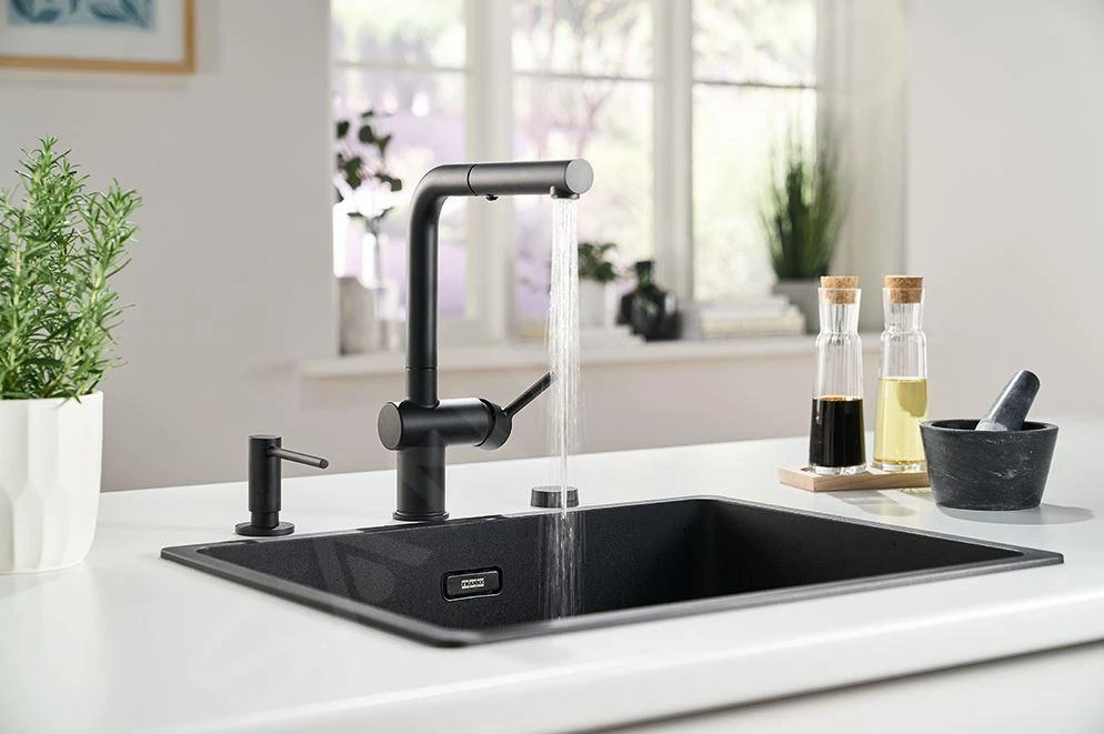 Franke Active New - Spültischarmatur FN 6110.901, Mit Ausziehbarer Brause, Schwarz Matt 115.0653.382 10 Franke Active New - Spültischarmatur FN 6110.901, Mit Ausziehbarer Brause, Schwarz Matt 115.0653.382 – Bild 8