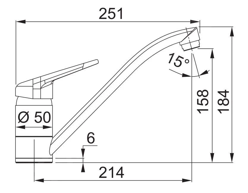 Franke Sets - Küchenset G121, Fragranitspüle BSG 611-78/39 + Armatur FC 9541.082, Sahara/Chrom 114.0441.172 5 Franke Sets - Küchenset G121, Fragranitspüle BSG 611-78/39 + Armatur FC 9541.082, Sahara/Chrom 114.0441.172 – Bild 3