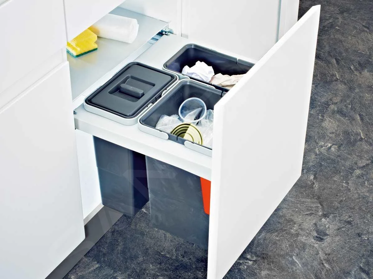 Franke Abfalltrennsysteme - Abfalleimer Garbo 50-3, Eingebaut 121.0200.691 4 Franke Abfalltrennsysteme - Abfalleimer Garbo 50-3, Eingebaut 121.0200.691 – Bild 3