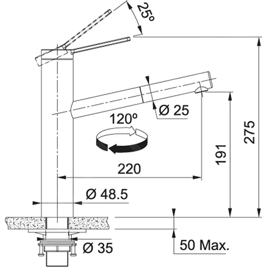 Franke Tango Neo - Spültischarmatur FC 6388.501 Mit Ausziehbarem Endstück, Edelstahl 115.0596.388 4 Franke Tango Neo - Spültischarmatur FC 6388.501 Mit Ausziehbarem Endstück, Edelstahl 115.0596.388 – Bild 2