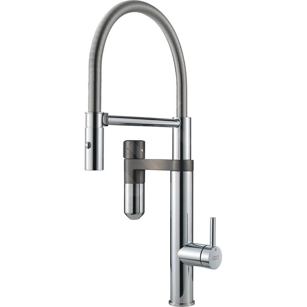 Franke Filter-Armaturen - Spültischarmatur Vital Tap Mit Filter, Flexiblem Arm Und Brause, Chrom/Gun Metal 120.0621.230 6 Franke Filter-Armaturen - Spültischarmatur Vital Tap Mit Filter, Flexiblem Arm Und Brause, Chrom/Gun Metal 120.0621.230 – Bild 4