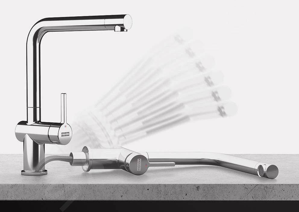 Franke Active New - Spültischarmatur FN 6564.031, Vorfenstermontage, Chrom 115.0653.390 8 Franke Active New - Spültischarmatur FN 6564.031, Vorfenstermontage, Chrom 115.0653.390 – Bild 6