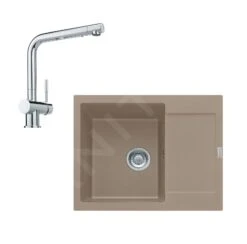 Franke Sets - Küchenset G7, Fragnitspüle MRG 611-62 Und Spültischarmatur Samoa, Kaschmir/verchromt 114.0510.230