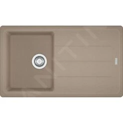 Franke Basis - Fragranit Spülbecken BFG 611-86, 860x500 Mm, Kaschmir 114.0494.911