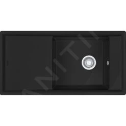 Franke Ambion - Keramikspüle ABK 611-100, 1000x510 Mm, Anthrazit Matt 124.0515.576