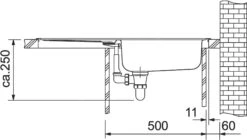 Franke Eurostar - Spüle ETN 614 N ETHOS, 780x435 Mm, Edelstahl 101.0684.385 -Küchenarmaturen Verkauf 31406bcf71336c3a7963e301