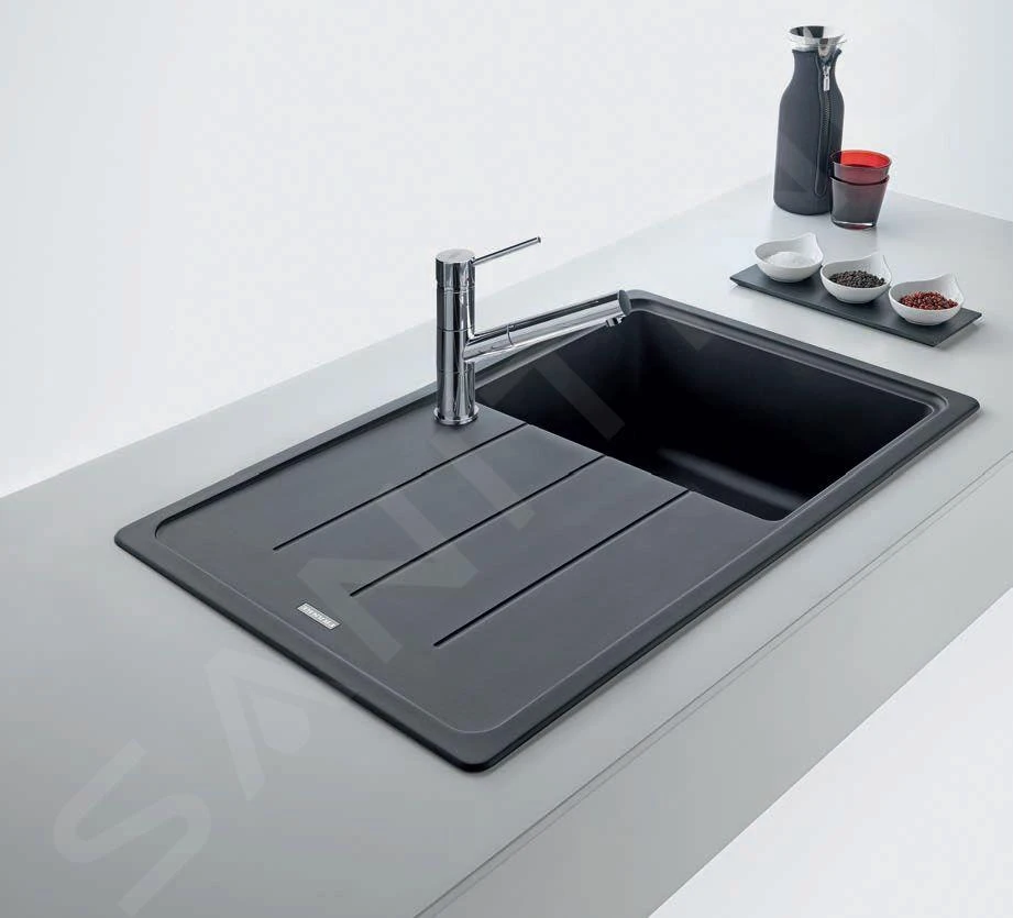 Franke Basis - Fragranit Küchenspüle BFG 611-86, 860x500 Mm, Schwarz Matt 114.0661.512 5 Franke Basis - Fragranit Küchenspüle BFG 611-86, 860x500 Mm, Schwarz Matt 114.0661.512 – Bild 3