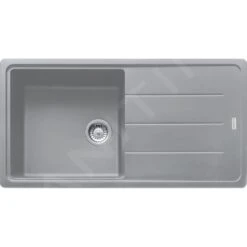 Franke Basis - Fragranit Spülbecken BFG 611, 970x500 Mm, Steingrau 114.0285.314
