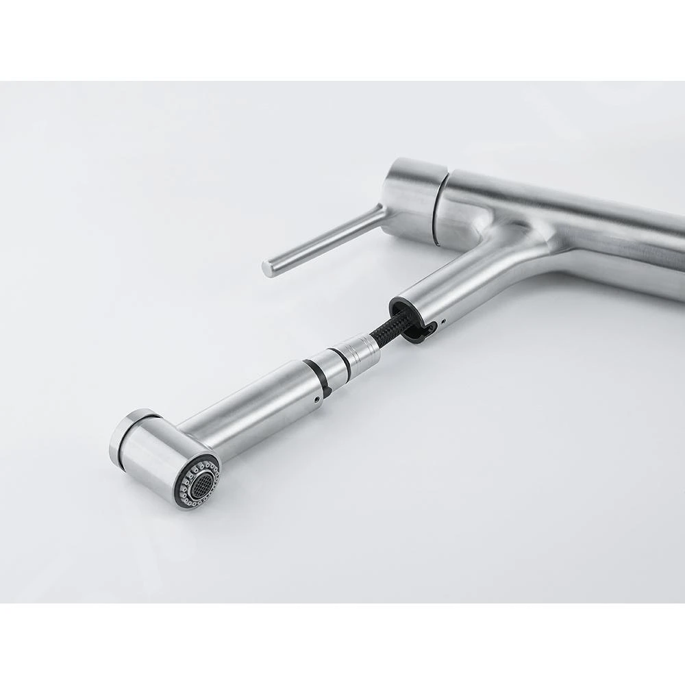 Franke Taros Neo - Spültischarmatur FC 6386.501 Mit Ausziehbarer Brause, Edelstahl 115.0596.386 5 Franke Taros Neo - Spültischarmatur FC 6386.501 Mit Ausziehbarer Brause, Edelstahl 115.0596.386 – Bild 3