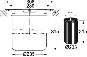 Franke KEA - Abfalleimer E 12, Eingebaut, Grün 134.0035.042 4 Franke KEA - Abfalleimer E 12, Eingebaut, Grün 134.0035.042 – Bild 2