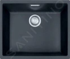 Franke Sirius - Tectonite Spülbecken SID 110-50, 525x440 Mm, Schwarz 125.0363.789