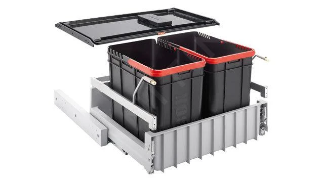 Franke Abfalltrennsysteme - Abfalleimer 300-60 Duo, Eingebaut 121.0150.143 3 Franke Abfalltrennsysteme - Abfalleimer 300-60 Duo, Eingebaut 121.0150.143