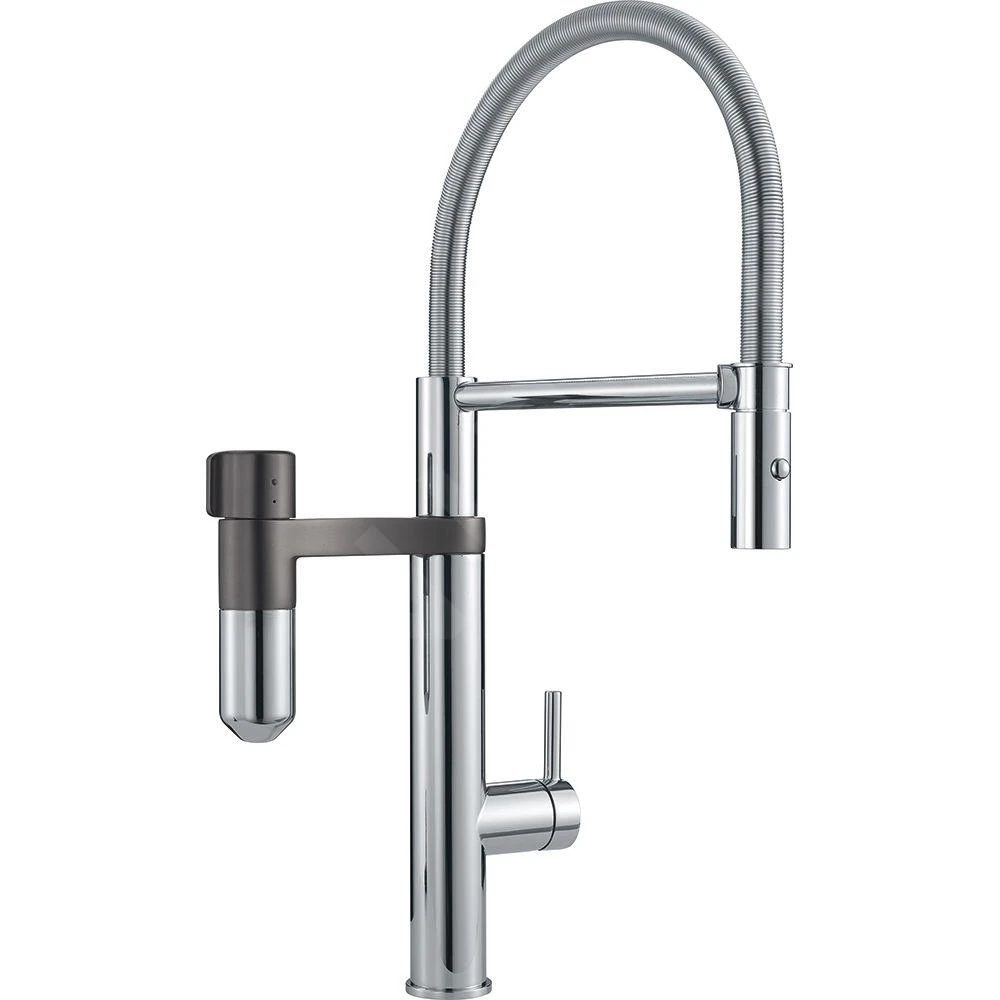 Franke Filter-Armaturen - Spültischarmatur Vital Tap Mit Filter, Flexiblem Arm Und Brause, Chrom/Gun Metal 120.0621.230 3 Franke Filter-Armaturen - Spültischarmatur Vital Tap Mit Filter, Flexiblem Arm Und Brause, Chrom/Gun Metal 120.0621.230