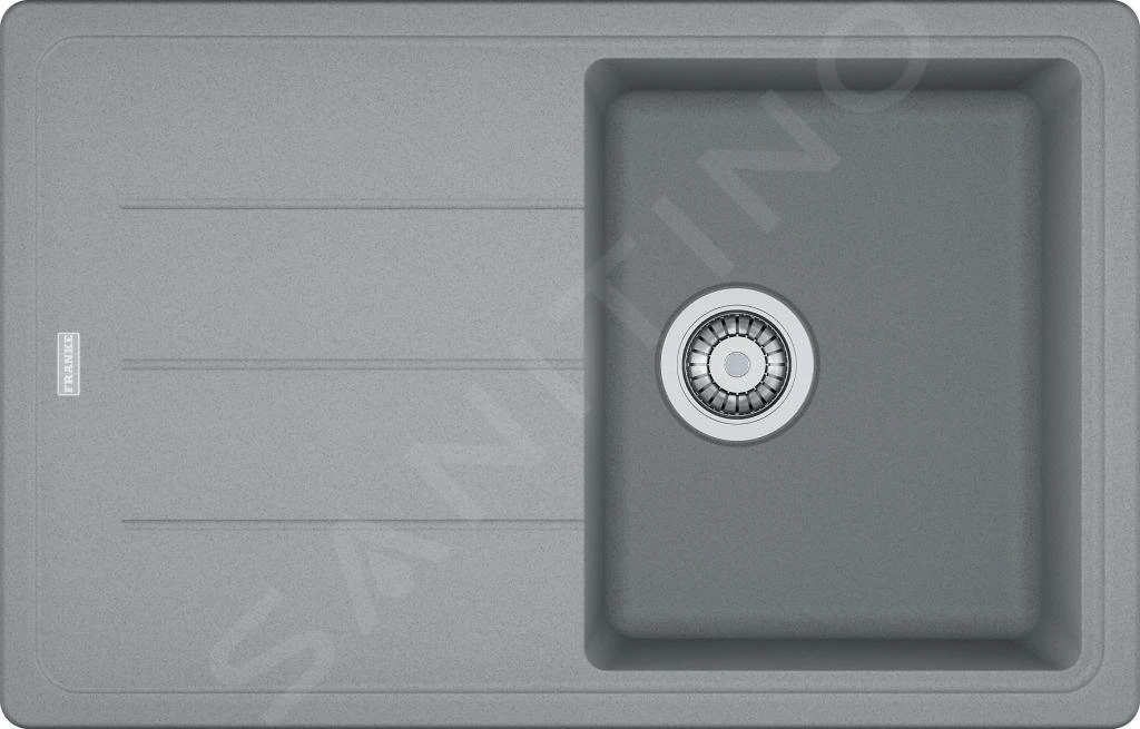 Franke Basis - Fragranit Spülbecken BFG 611-78, 780x500 Mm, Steingrau 114.0285.186 3 Franke Basis - Fragranit Spülbecken BFG 611-78, 780x500 Mm, Steingrau 114.0285.186