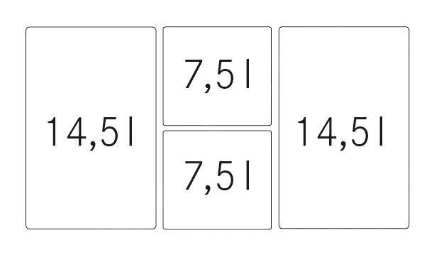 Franke Abfalltrennsysteme - Abfalleimer Easysort 600-2-2, Eingebaut 121.0494.193 5 Franke Abfalltrennsysteme - Abfalleimer Easysort 600-2-2, Eingebaut 121.0494.193 – Bild 3