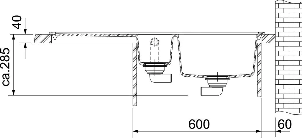 Franke Mythos - Fragranit Spülbecken MTG 651-100/7, 1000x515 Mm, Onyx 114.0250.538 5 Franke Mythos - Fragranit Spülbecken MTG 651-100/7, 1000x515 Mm, Onyx 114.0250.538 – Bild 3
