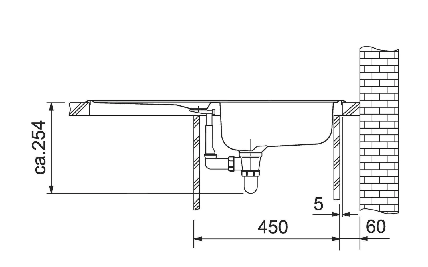 Franke Euroform - Edelstahlspüle EFN 614-78, 780x475 Mm 101.0684.386 5 Franke Euroform - Edelstahlspüle EFN 614-78, 780x475 Mm 101.0684.386 – Bild 3