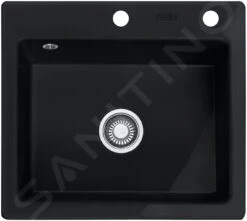 Franke Mythos - Keramikspüle MTK 610-58, 580x510 Mm, Onyx 124.0335.851