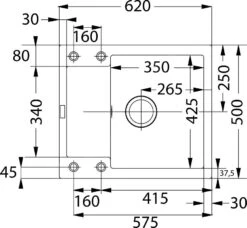 Franke Maris - Fragranit Spülbecken MRG 611-62, 620x500 Mm, Steingrau 114.0284.764 -Küchenarmaturen Verkauf 5b74635c1ca0afe31e558750