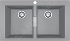 Franke Sirius 2.0 - Tectonitspülbecken S2D 620-86, 860x500 Mm, Grau 143.0650.970