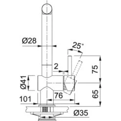 Franke Küchenarmaturen - Spültischarmatur Samoa, Verschromt 115.0046.072 -Küchenarmaturen Verkauf 5f8bfd31691d54e32764f15e