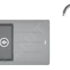 Franke Sets - SET G173, Fragranitspüle BFG 611-78 Mit Armatur FP 9000.084, Stein Grau/Stein Grau 114.0619.589 -Küchenarmaturen Verkauf 665f85b6cece4fc7608d3720