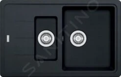 Franke Basis - Fragranit Spülbecken BFG 651-78, 780x500 Mm, Onyx 114.0285.215