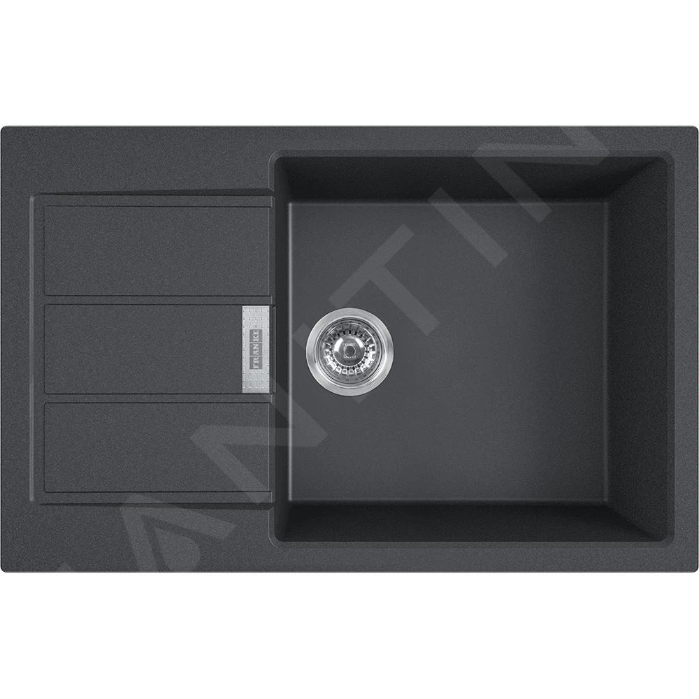 Franke Sets - SET T90, Tectonite-Spüle S2D 611-78 XL Mit Armatur FP 9000.099, Schwarz/Graphit 143.0618.752 5 Franke Sets - SET T90, Tectonite-Spüle S2D 611-78 XL Mit Armatur FP 9000.099, Schwarz/Graphit 143.0618.752 – Bild 3