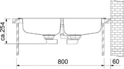 Franke Euroform - Spülbecken Edelstahl EFN 620-78, 780x475 Mm + Siphon 101.0120.102 -Küchenarmaturen Verkauf 78ce3ef95ec53c40b60978b0