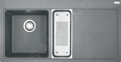 Franke Mythos - Fragranit Spülbecken MTG 651-100/2, 1000x515 Mm, Steingrau 114.0150.022