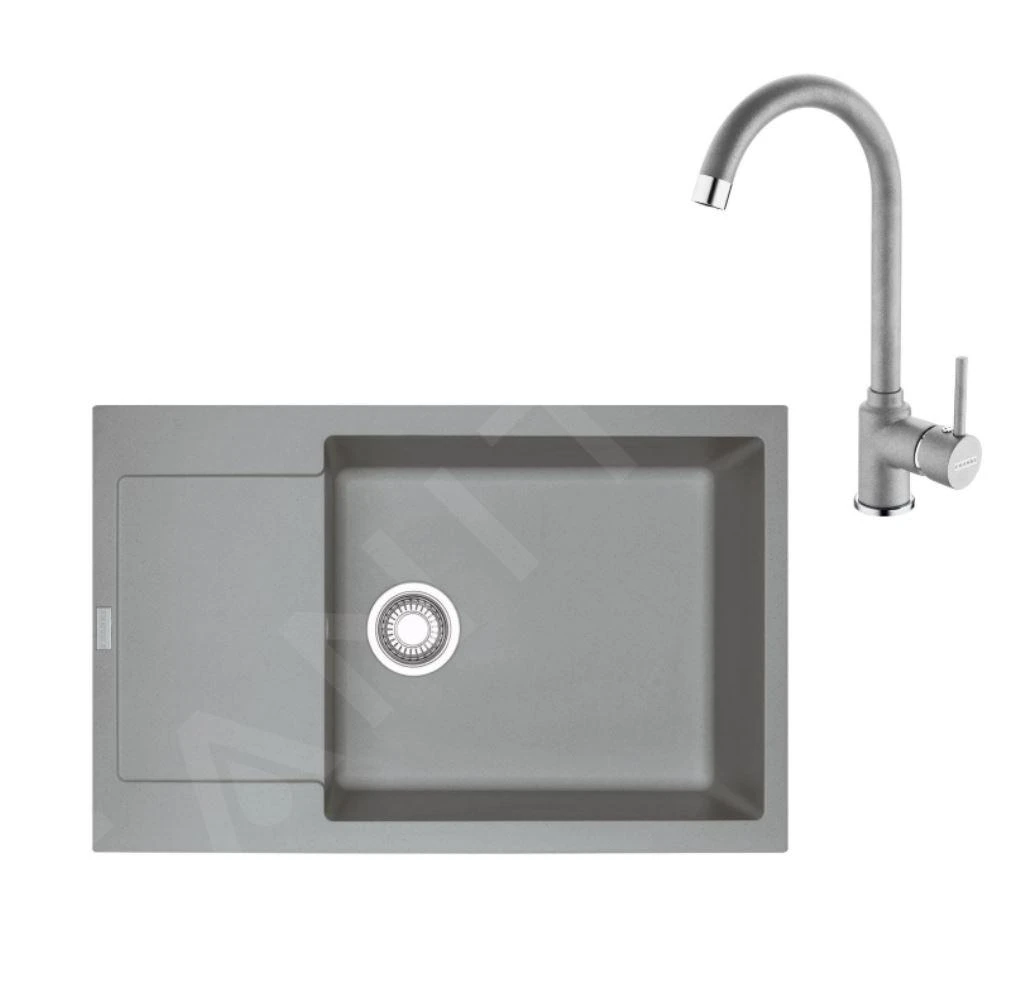 Franke Sets - Küchenset G170, Fragnitspüle MRG 611-78 BB Und Spültischarmatur FN 9000.084, Steingrau 114.0587.970 3 Franke Sets - Küchenset G170, Fragnitspüle MRG 611-78 BB Und Spültischarmatur FN 9000.084, Steingrau 114.0587.970