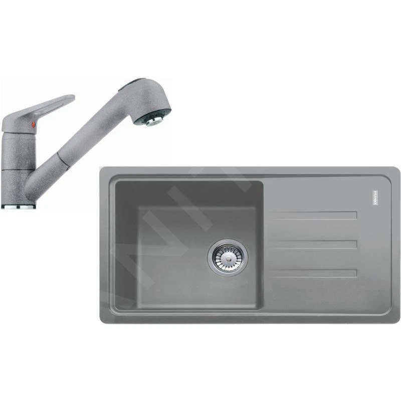 Franke Sets - Küchenset G122, Fragranitspüle BSG 611-78/39 + Armatur FC 9547.084, Steingrau 114.0441.185 3 Franke Sets - Küchenset G122, Fragranitspüle BSG 611-78/39 + Armatur FC 9547.084, Steingrau 114.0441.185