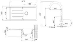 Franke Sets - SET G174, Fragranitspüle BFG 611 Mit Armatur FP 9000.071, Onyx/Onyx 114.0619.594 8 Franke Sets - SET G174, Fragranitspüle BFG 611 Mit Armatur FP 9000.071, Onyx/Onyx 114.0619.594 -Küchenarmaturen Verkauf 7ec78f14f377909f0f0d0f93 1
