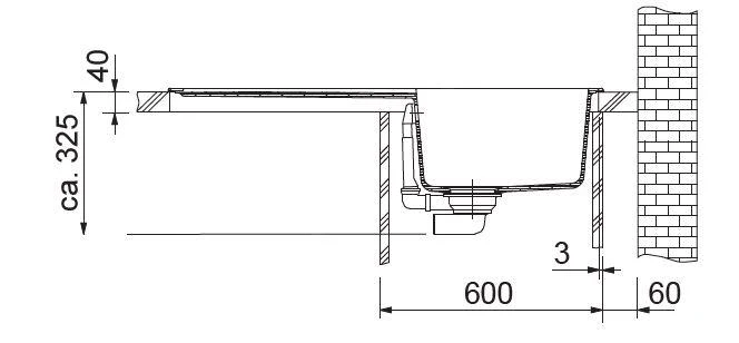 Franke Basis - Fragranit Küchenspüle BFG 611-62, 970x500 Mm, Schwarz Matt 114.0661.511 5 Franke Basis - Fragranit Küchenspüle BFG 611-62, 970x500 Mm, Schwarz Matt 114.0661.511 – Bild 3