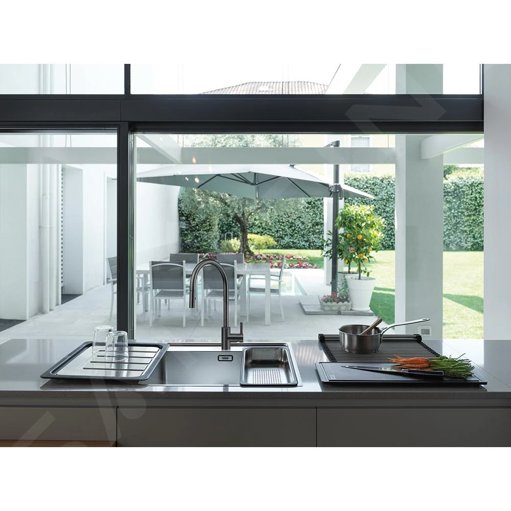 Franke Eos Neo - Spültischarmatur FC 0045.502 Mit Ausziehbarem Endstück, Schwarz 115.0613.671 6 Franke Eos Neo - Spültischarmatur FC 0045.502 Mit Ausziehbarem Endstück, Schwarz 115.0613.671 – Bild 4