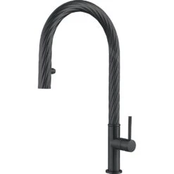 Franke Maris - Spültischarmatur FP 6698.901 Mit Ausziehbarem Endstück, Schwarz Matt 115.0576.698