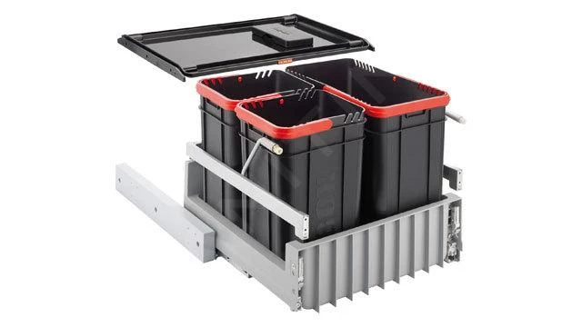 Franke Abfalltrennsysteme - Abfalleimer 300-45 Trio, Eingebaut 121.0150.145 3 Franke Abfalltrennsysteme - Abfalleimer 300-45 Trio, Eingebaut 121.0150.145