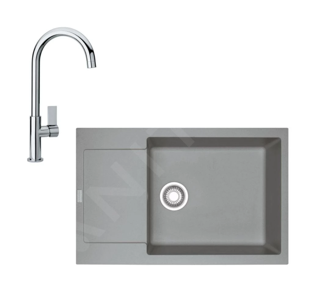 Franke Sets - Küchenset G169, Fragnitspüle MRG 611-78 BB Und Spültischarmatur FP 0408.031, Steingrau/verchromt 114.0587.961 3 Franke Sets - Küchenset G169, Fragnitspüle MRG 611-78 BB Und Spültischarmatur FP 0408.031, Steingrau/verchromt 114.0587.961