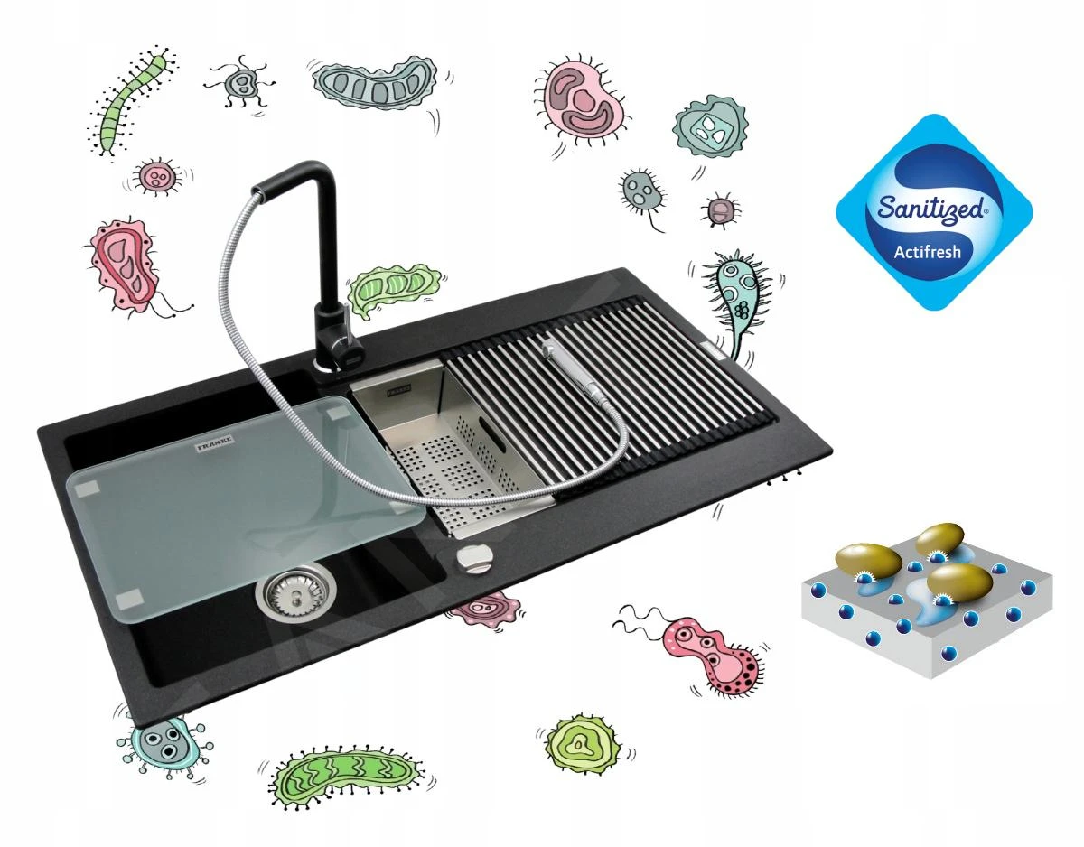 Franke Sets - Küchenset G170, Fragnitspüle MRG 611-78 BB Und Spültischarmatur FN 9000.084, Steingrau 114.0587.970 8 Franke Sets - Küchenset G170, Fragnitspüle MRG 611-78 BB Und Spültischarmatur FN 9000.084, Steingrau 114.0587.970 – Bild 6