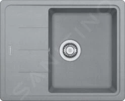 Franke Basis - Fragranit Spülbecken BFG 611-62, 620x500 Mm, Steingrau 114.0285.118