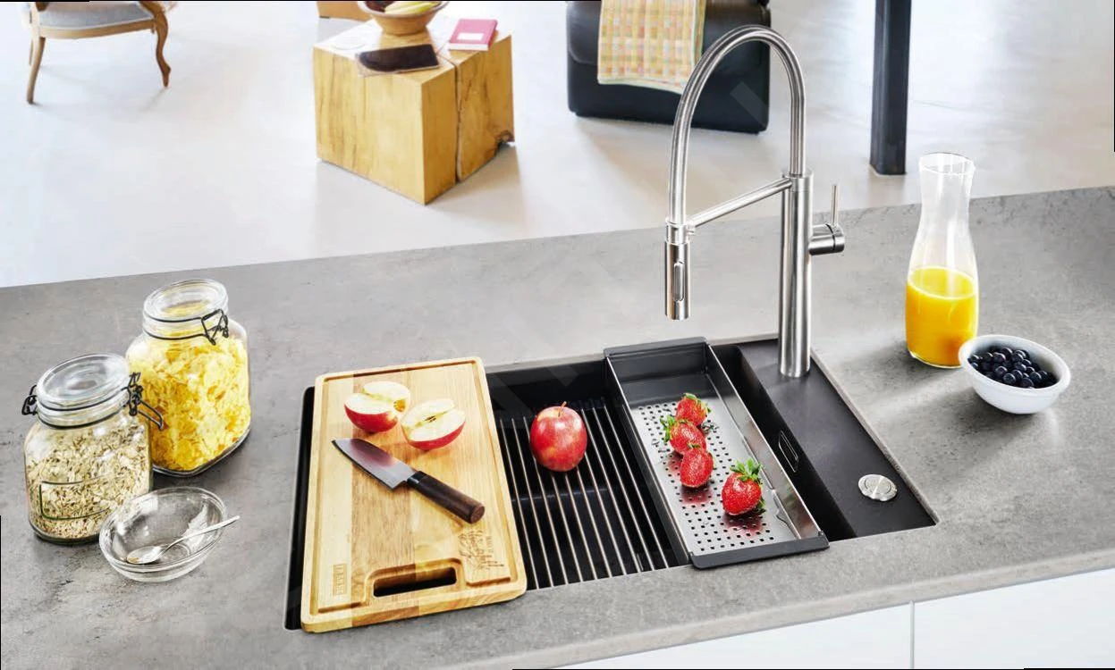 Franke Kubus 2 - Fragranit Spülbecken KNG 110-62, 760x460 Mm, Onyx 125.0512.515 5 Franke Kubus 2 - Fragranit Spülbecken KNG 110-62, 760x460 Mm, Onyx 125.0512.515 – Bild 3