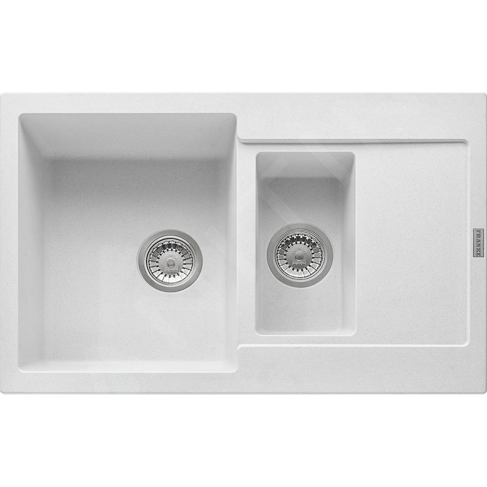 Franke Maris - Fragranit Spülbecken MRG 651-78, 780x500 Mm, Weiß Eis 114.0285.325 3 Franke Maris - Fragranit Spülbecken MRG 651-78, 780x500 Mm, Weiß Eis 114.0285.325