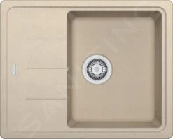 Franke Basis - Fragranit Spülbecken BFG 611-62, 620x500 Mm, Sand 114.0285.108