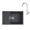 Franke Sets - Küchenset T106, Tectonite-Spüle S2D 611-78 XL Und Armatur FP 9000.031, Schwarz / Chrom 143.0675.732 -Küchenarmaturen Verkauf b3205c944118eb49d393ed6d