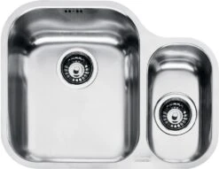 Franke Armonia - Spülbecken Edelstahl AMX 160/2, 580x450 Mm, + Siphon 122.0021.448