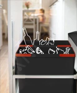 Franke Abfalltrennsysteme - Abfalleimer Easysort 450-2-0, Eingebaut 121.0494.182 -Küchenarmaturen Verkauf c6fa868614eb79c625451190