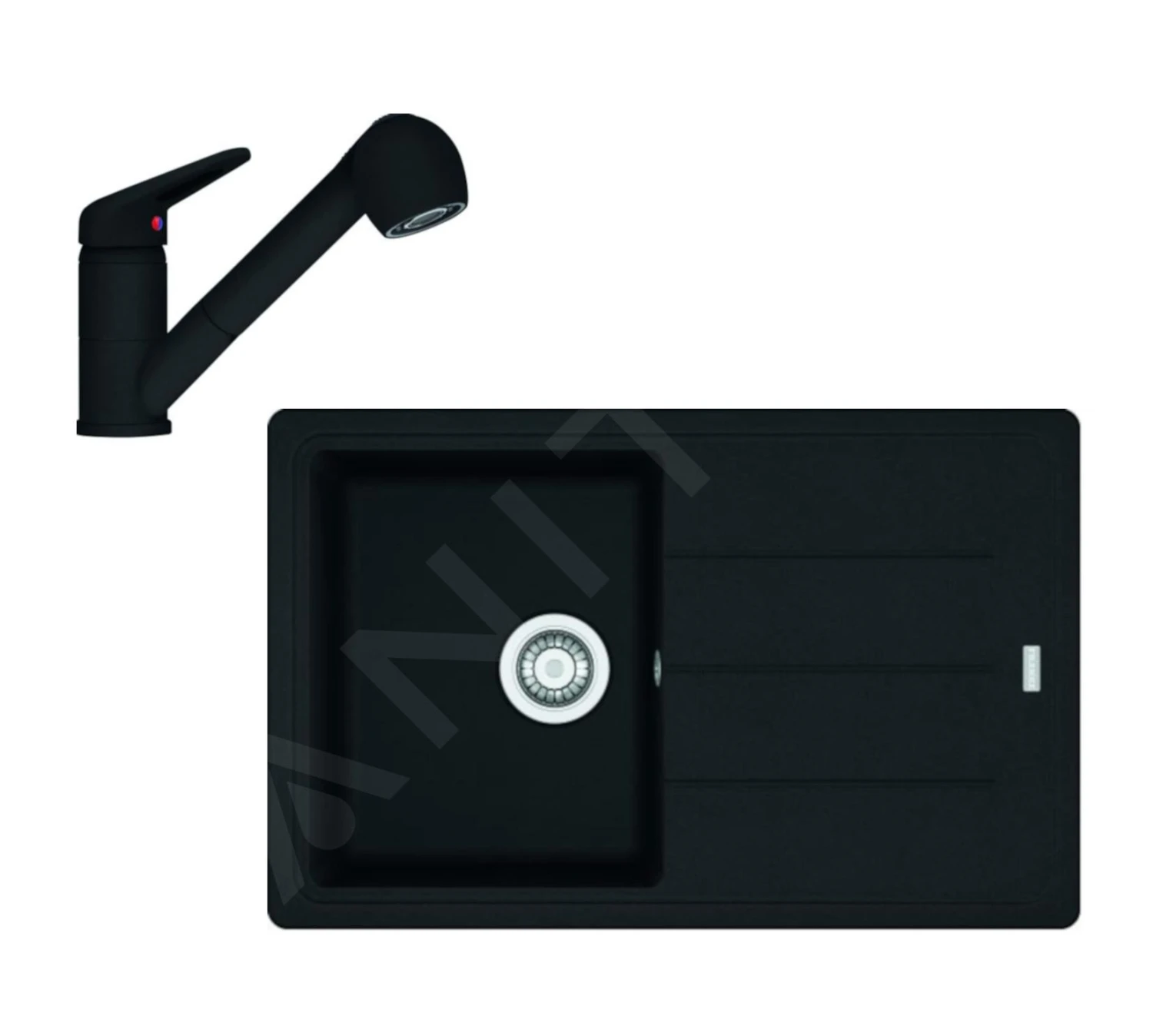 Franke Sets - Küchenset G57, Fragranite-Spüle BFG 611-78 Und Armatur FC 9547.901, Mattschwarz 114.0675.667 3 Franke Sets - Küchenset G57, Fragranite-Spüle BFG 611-78 Und Armatur FC 9547.901, Mattschwarz 114.0675.667