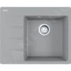 Franke Centro - Fragranit-Spüllbecken CNG 611-78 TL/7, 620x500 Mm, Felsgrau 114.0637.491